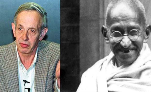 John Nash and Mahatma Gandhi John Nash and Mahatma Gandhi